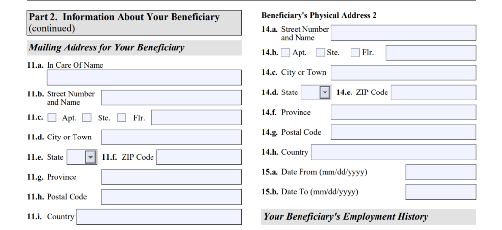 Filing Form I-129F