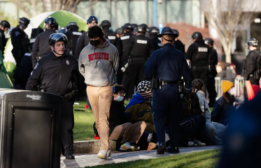 What are the consequences when a F1 student is arrested in the U.S.?