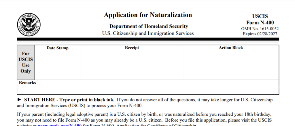 What is Form N-400? 