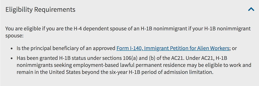 H4 Visa Guide + Detailed DIY for H4 EAD Application